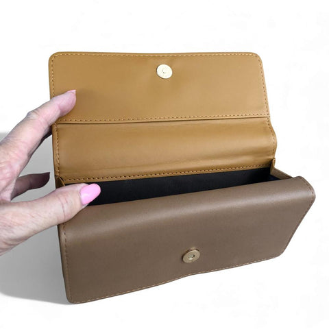 Cotton Road Wallet: Large FLORAL BROWN PU Leather Wallet