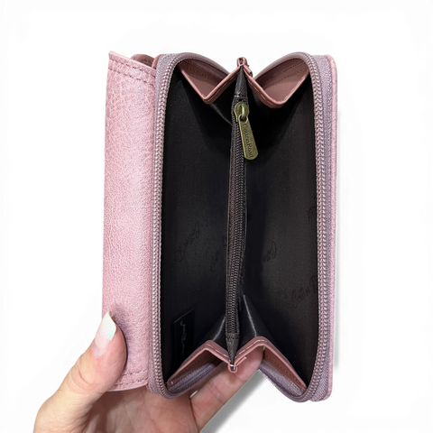 Cotton Road Wallet: MEDIUM PINK PU Leather
