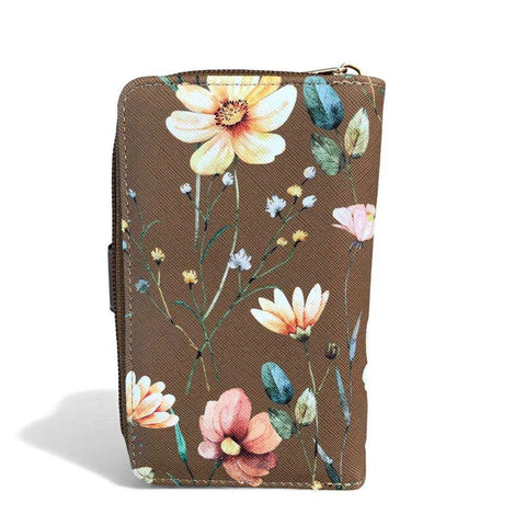 Cotton Road Sling Bag: KHAKI PU Leather Crossbody with Matching Wallet