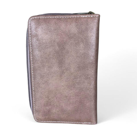Cotton Road Wallet: Medium PINK PU Leather Wallet