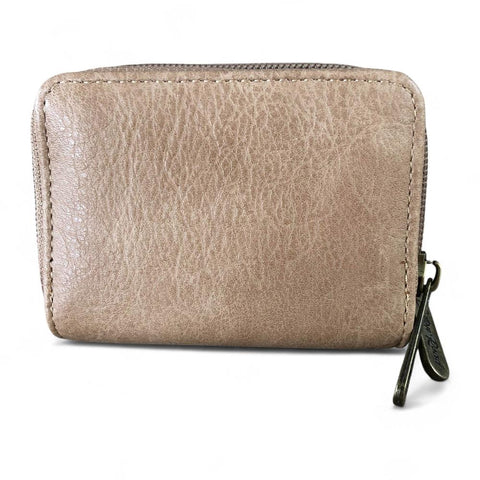 Cotton Road Wallet: Small KHAKI PU Leather Wallet