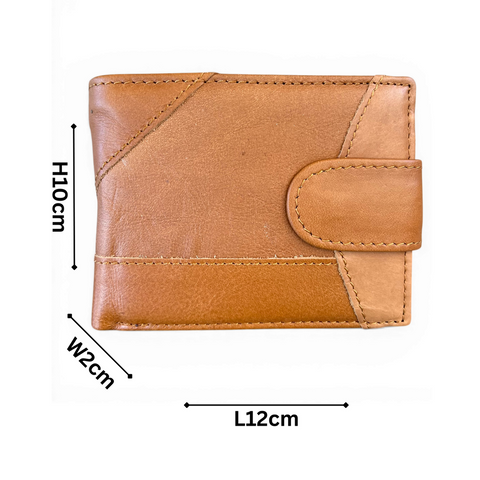 Genuine Leather Wallet: Camel Mountain Wallet for stylish men