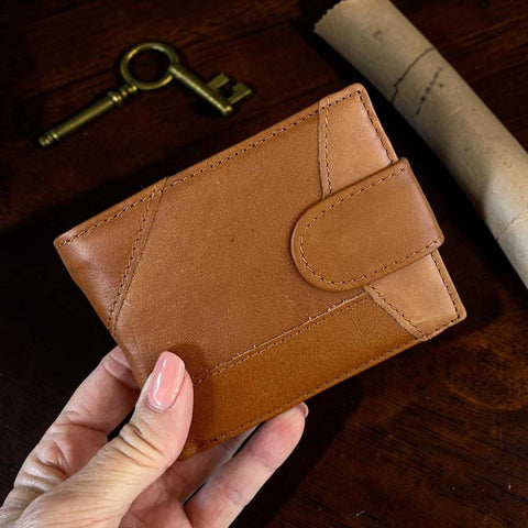 Genuine Leather Wallet: Camel Mountain Wallet for stylish men