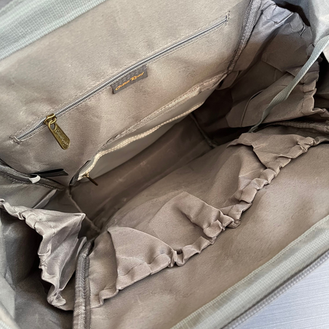 Cotton Road Backpack: Grey Baby Nappy Bag