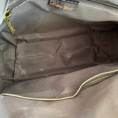 Cotton Road Sling Bag: KHAKI PU Leather Crossbody with Matching Wallet