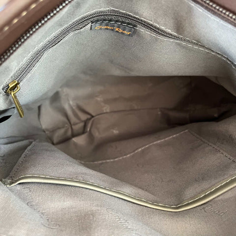 Cotton Road Sling Bag: COFFEE BROWN PU Leather with Buckle Clip Design