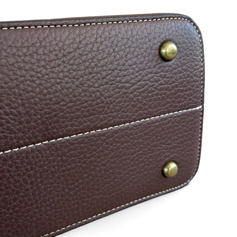 Cotton Road Handbag: Stylish COFFEE BROWN Leopard Print PU Leather with Matching Wallet