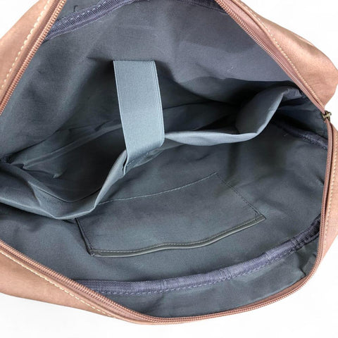 PINK Cotton Road PU Leather Laptop Bag