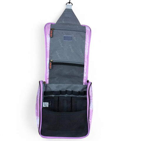 PINK Cotton Road PVC Hanging Vanity Bag with PROTEAS