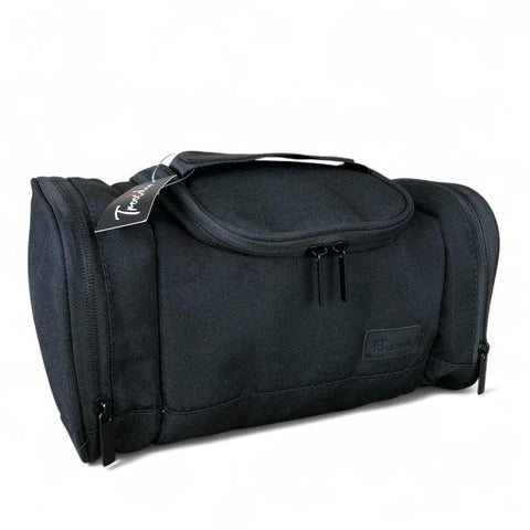 Toiletry Bag : BLACK Troocolor Canvas Vanity Bag