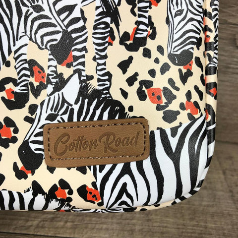 Cotton Road PVC 14' Laptop / Exam Bag with Padded Inner and ZEBRA detailing